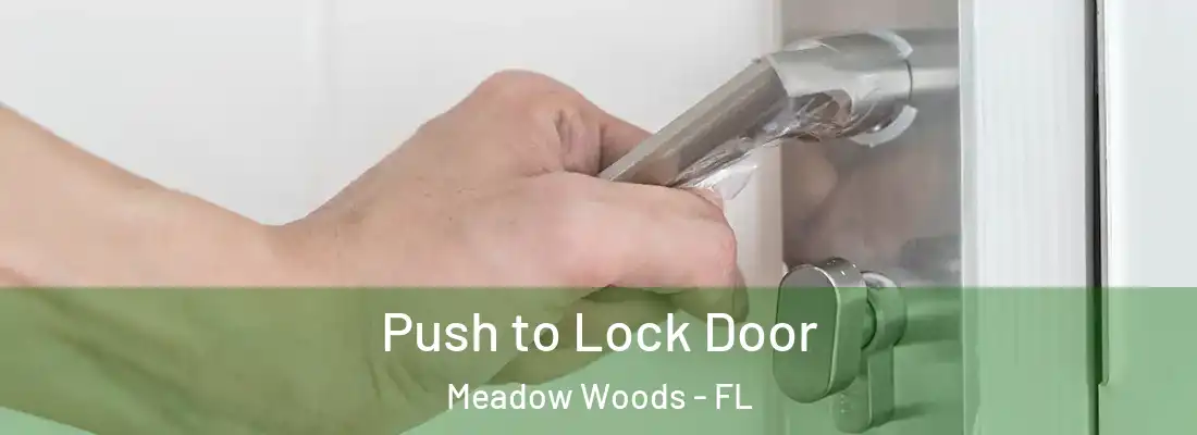 Push to Lock Door Meadow Woods - FL